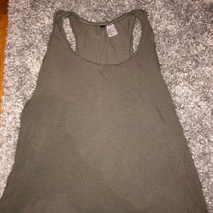 Olive tank top